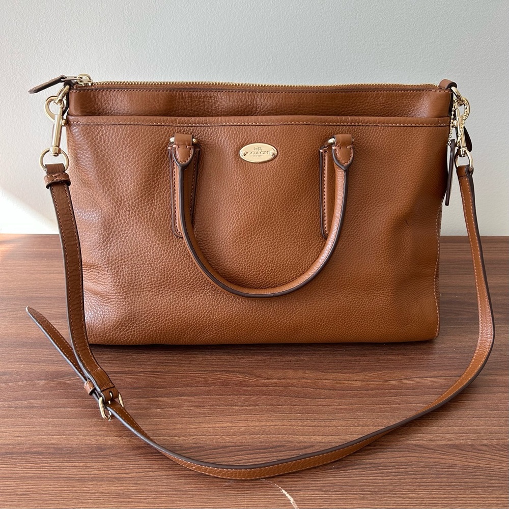 Coach Purse | Crossbody Bag | Light Brown